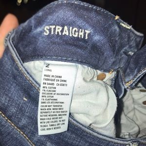 AMERICAN EAGLE Straight Jeans - 2 Long